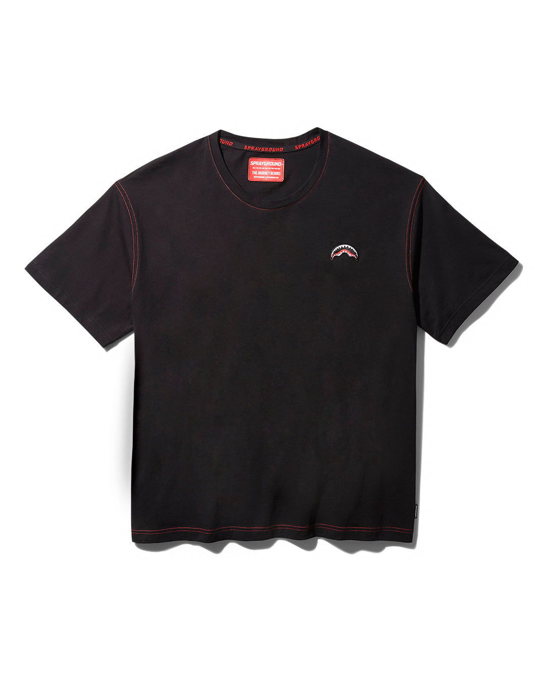 SPRAYGROUND Over Shark T-Shirt (Black) — product image 1