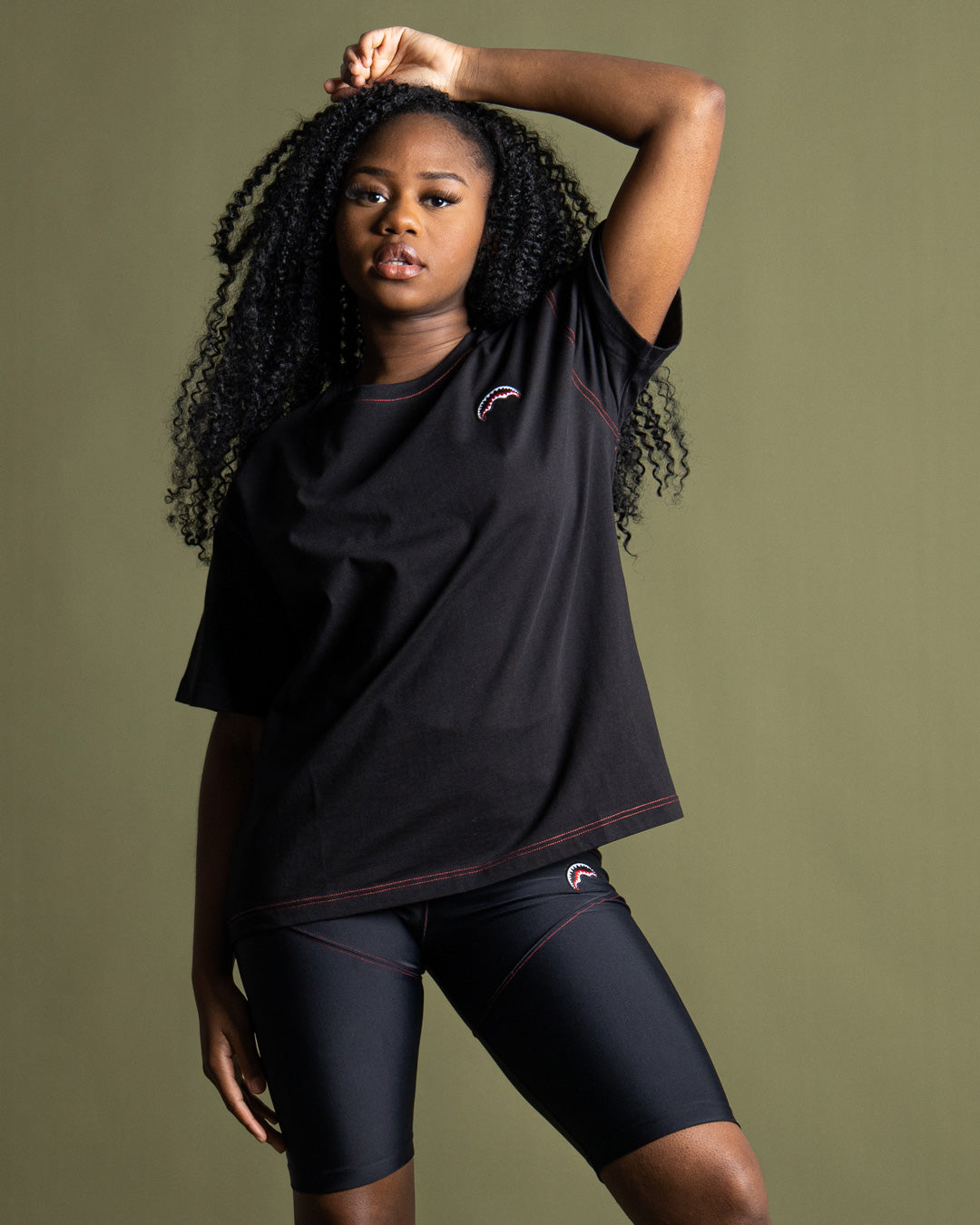 SPRAYGROUND Over Shark T-Shirt (Black) — product image 6