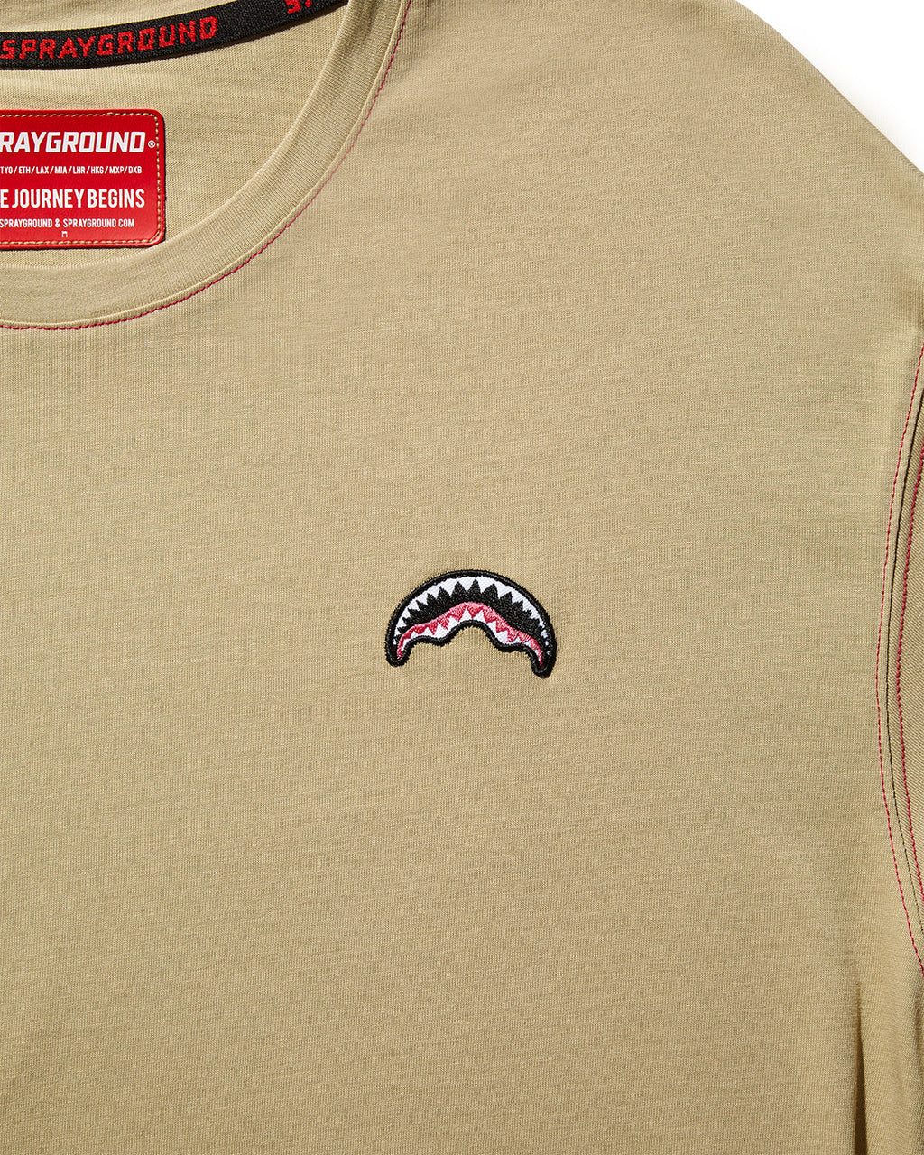 SPRAYGROUND Over Shark T-Shirt (Sand) — product image 3