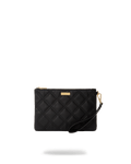 SPRAYGROUND Noir Quilt Gold Chain Shark Crossover Clutch — product image 1