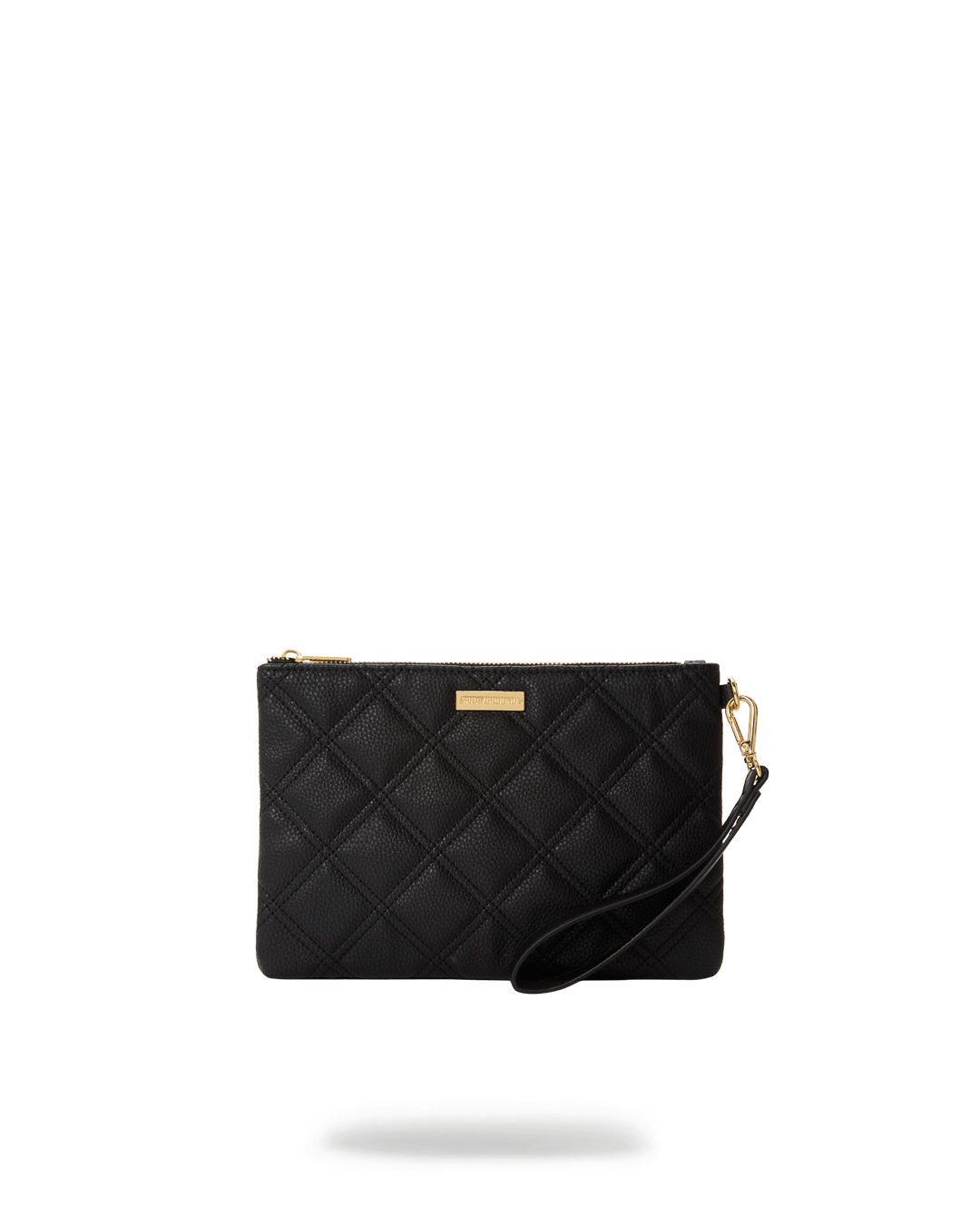 SPRAYGROUND Noir Quilt Gold Chain Shark Crossover Clutch — product image 1