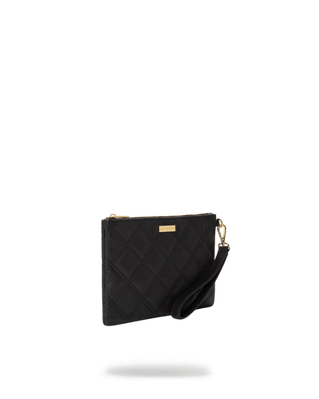 SPRAYGROUND Noir Quilt Gold Chain Shark Crossover Clutch — product image 3
