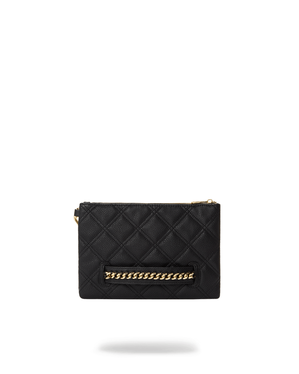 SPRAYGROUND Noir Quilt Gold Chain Shark Crossover Clutch — product image 5