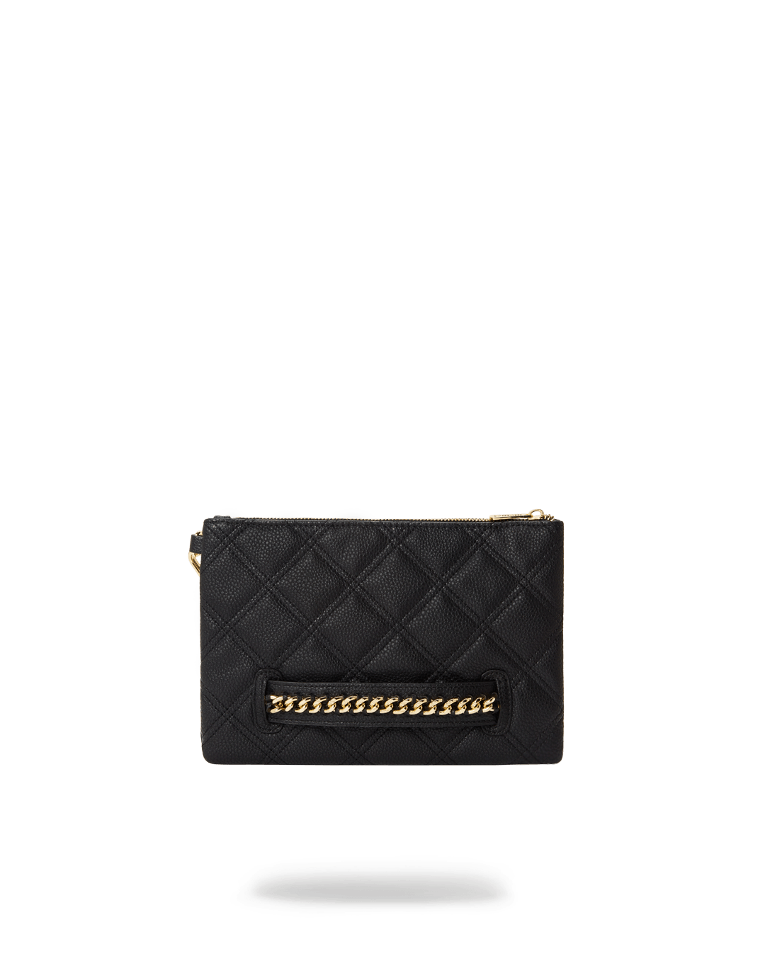 SPRAYGROUND Noir Quilt Gold Chain Shark Crossover Clutch — product image 5