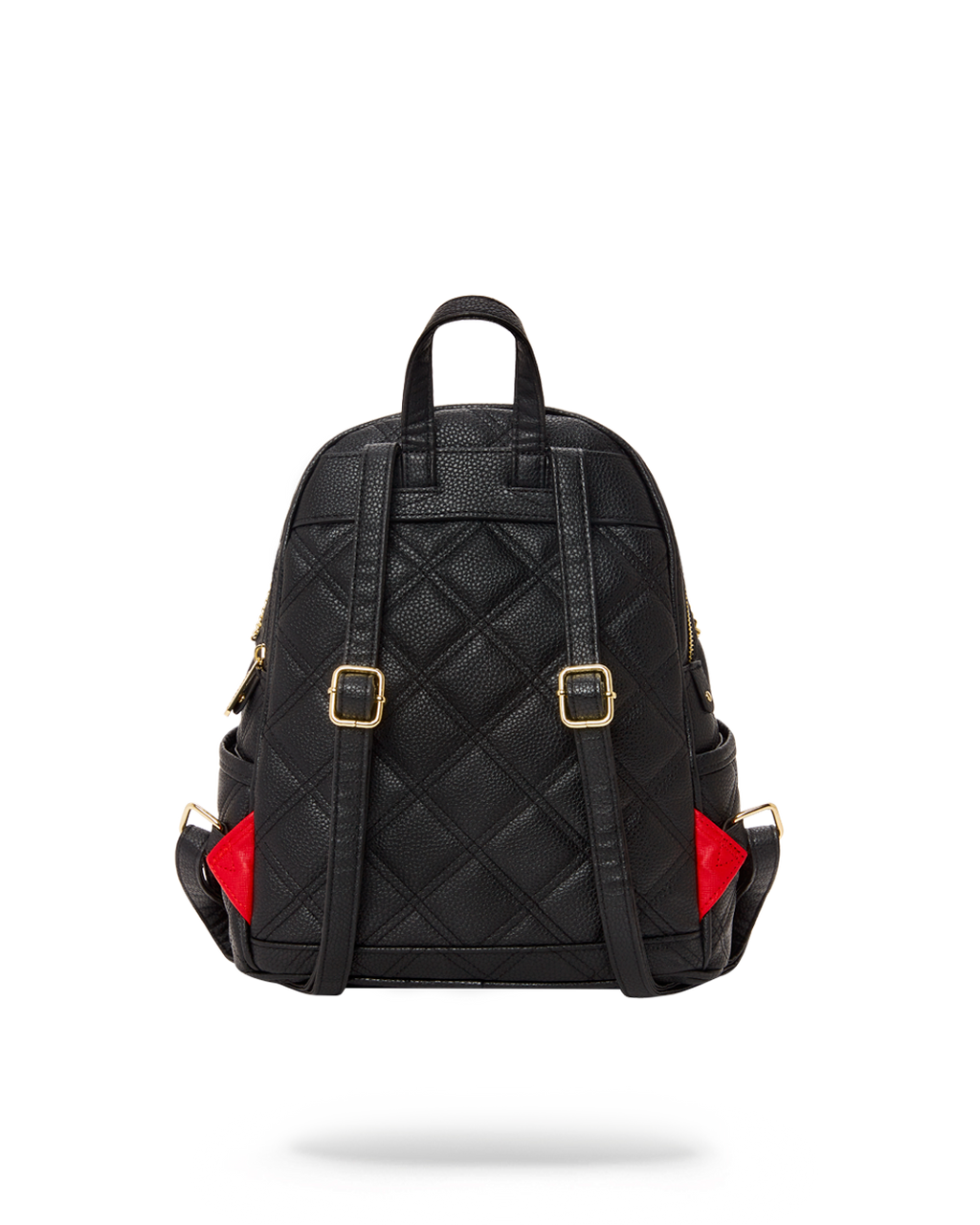 SPRAYGROUND Noir Quilt Gold Chain Shark Savage Backpack — product image 3