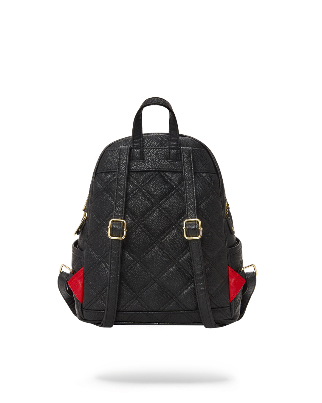 SPRAYGROUND Noir Quilt Gold Chain Shark Savage Backpack — product image 3