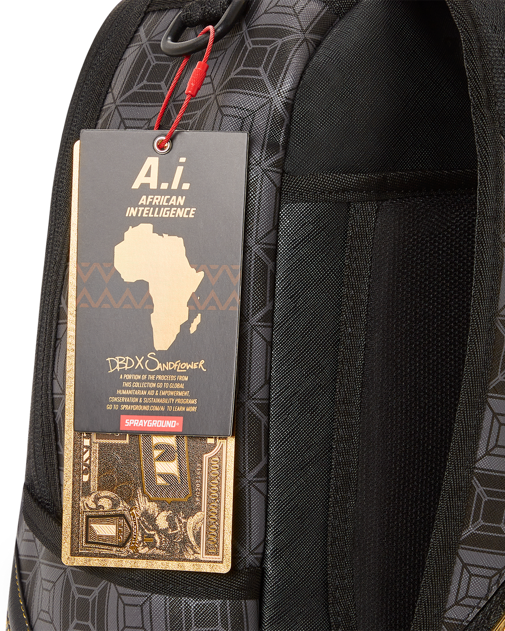 SPRAYGROUND Obsidian Stunner A.I.6 Sandflower Collab Backpack (DLXV) — product image 17