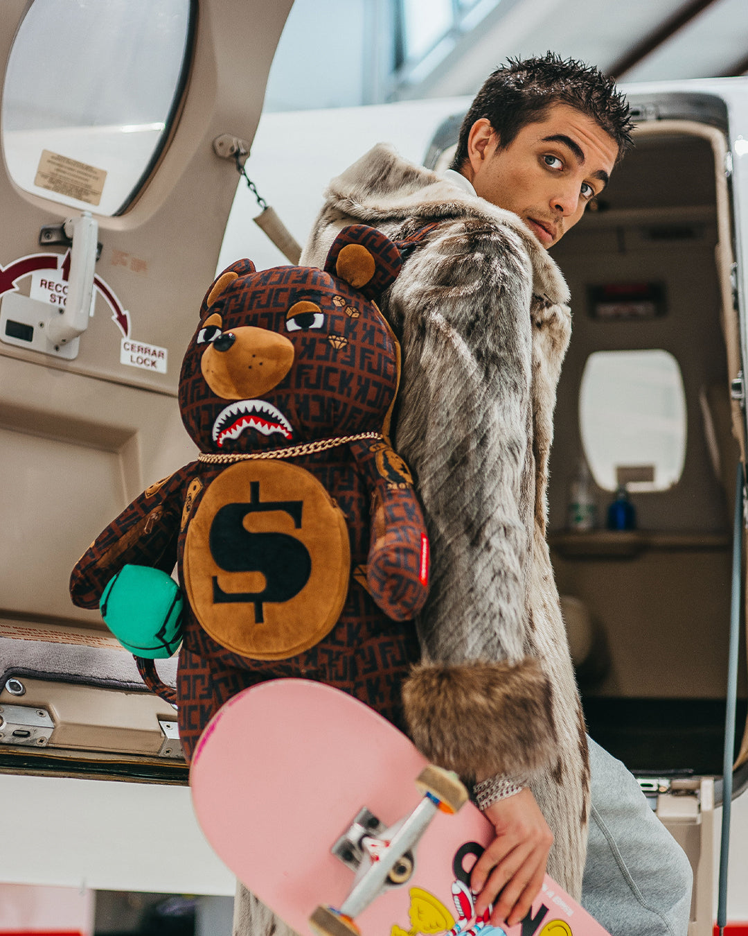 SPRAYGROUND Offended Moneybear Teddybear Backpack — product image 2