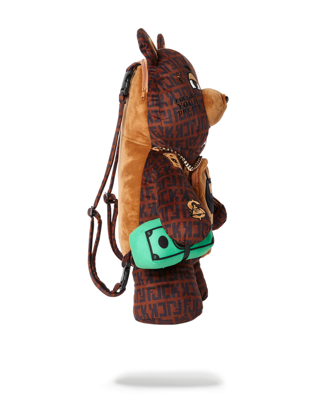 SPRAYGROUND Offended Moneybear Teddybear Backpack — product image 3