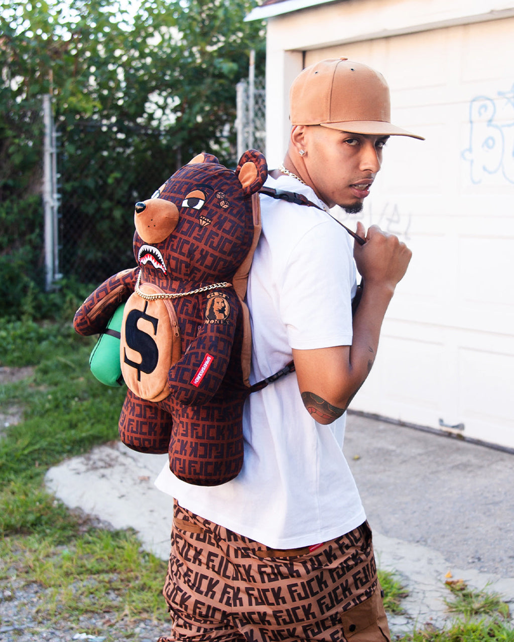 SPRAYGROUND Offended Moneybear Teddybear Backpack — product image 9