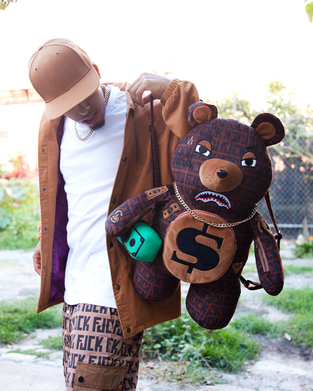 SPRAYGROUND Offended Moneybear Teddybear Backpack — product image 10