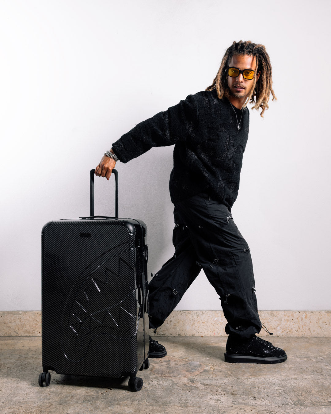 SPRAYGROUND Nightfall Sharkitecture Full-Size Luggage — product image 4