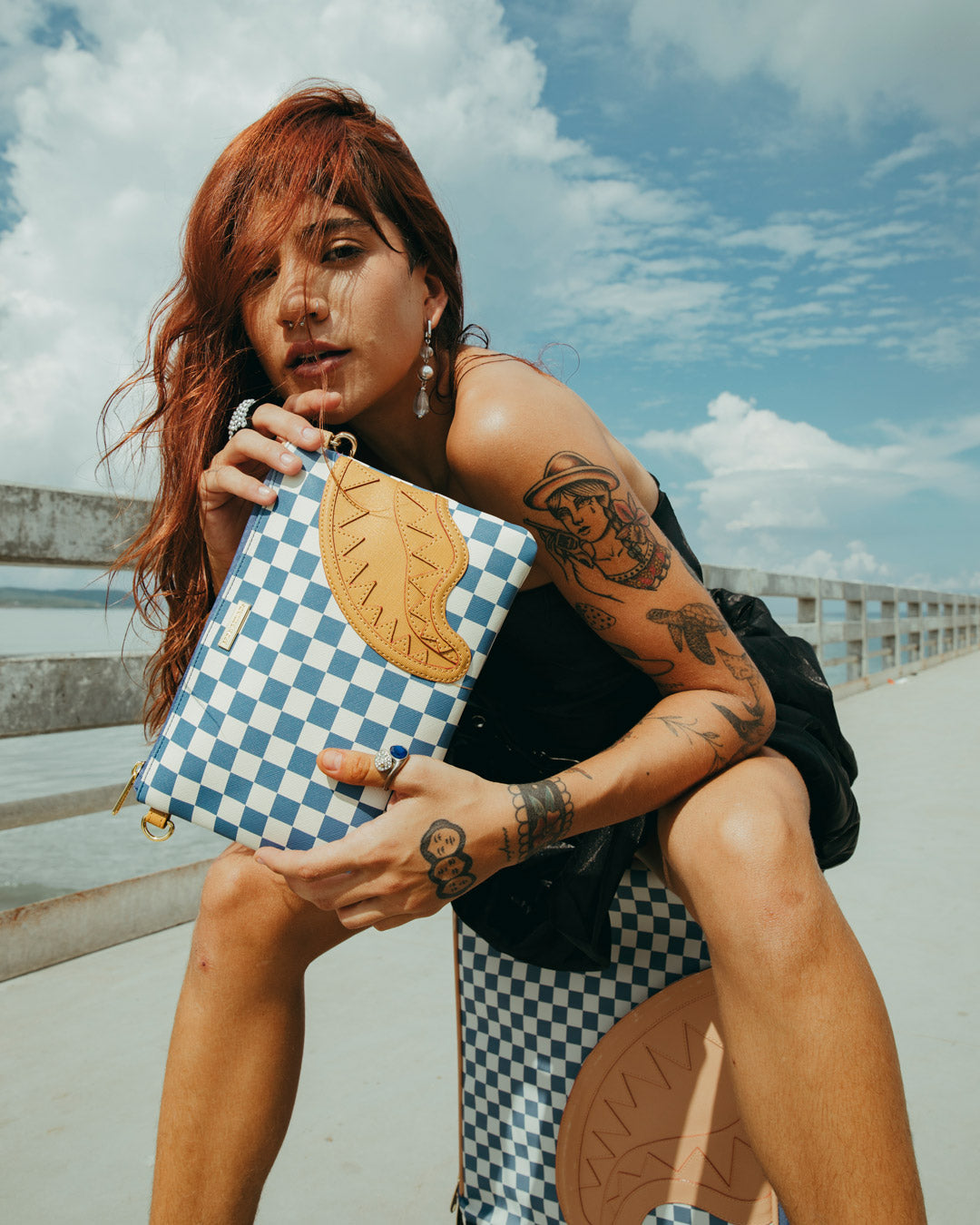SPRAYGROUND New Shark Yacht Club Crossover Clutch — product image 4