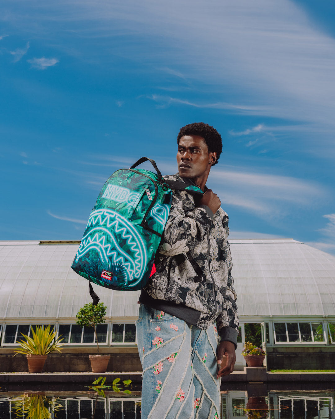 SPRAYGROUND New York Botanical Garden Collab - Neon Botanica Backpack — product image 2