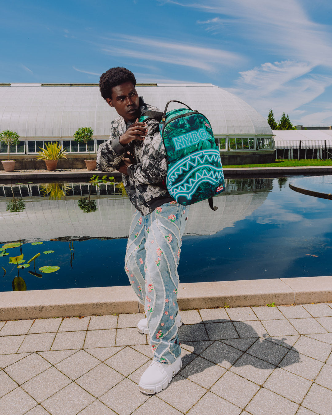 SPRAYGROUND New York Botanical Garden Collab - Neon Botanica Backpack — product image 4