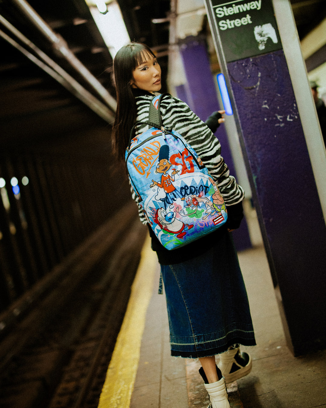 SPRAYGROUND Nick 90S Crew Standing Out DLXSR Backpack — product image 2
