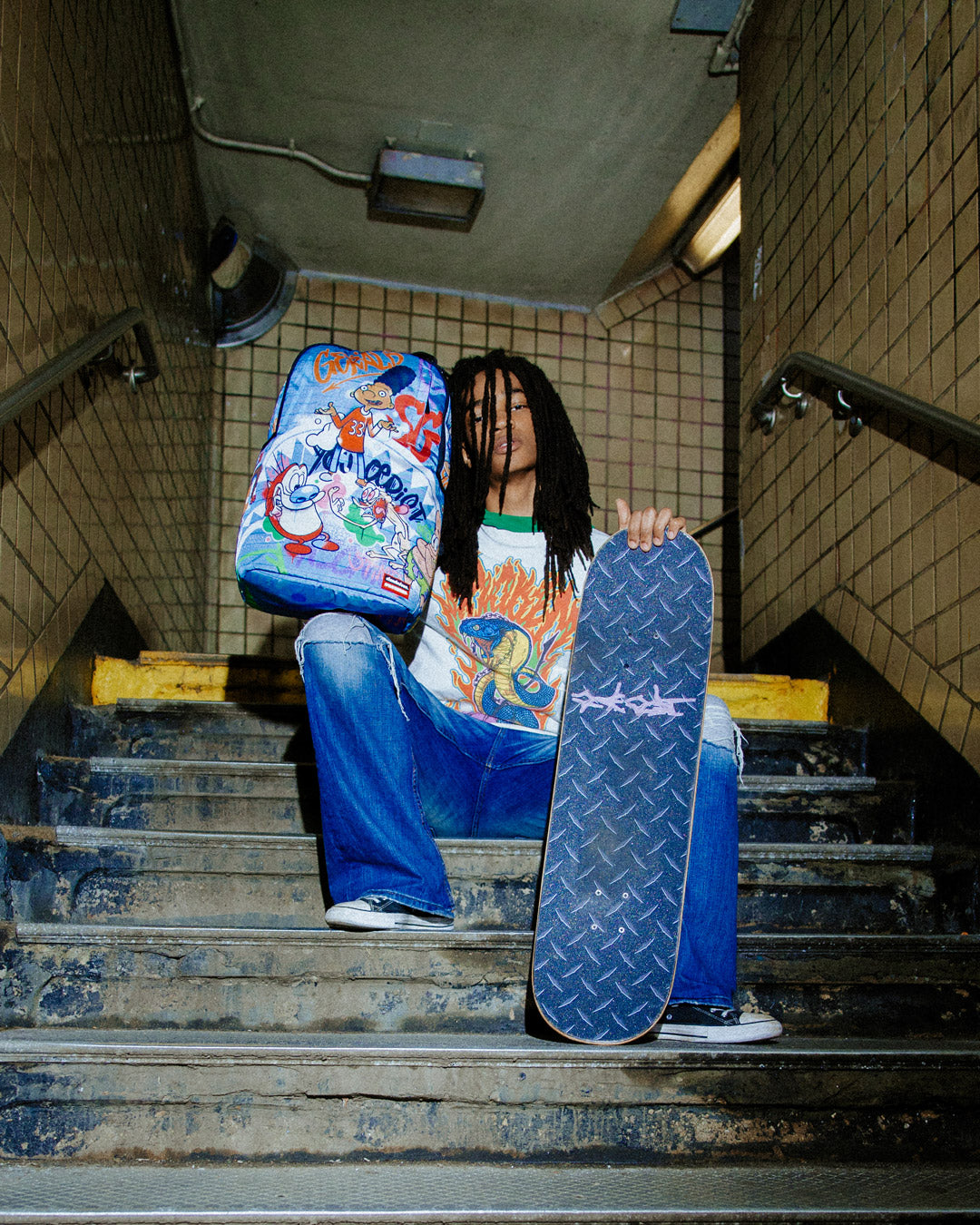 SPRAYGROUND Nick 90S Crew Standing Out DLXSR Backpack — product image 7