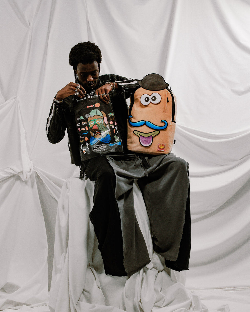SPRAYGROUND Mr. Potato Head Velcro Patch Mix-It-Up DLXSV Backpack — product image 2