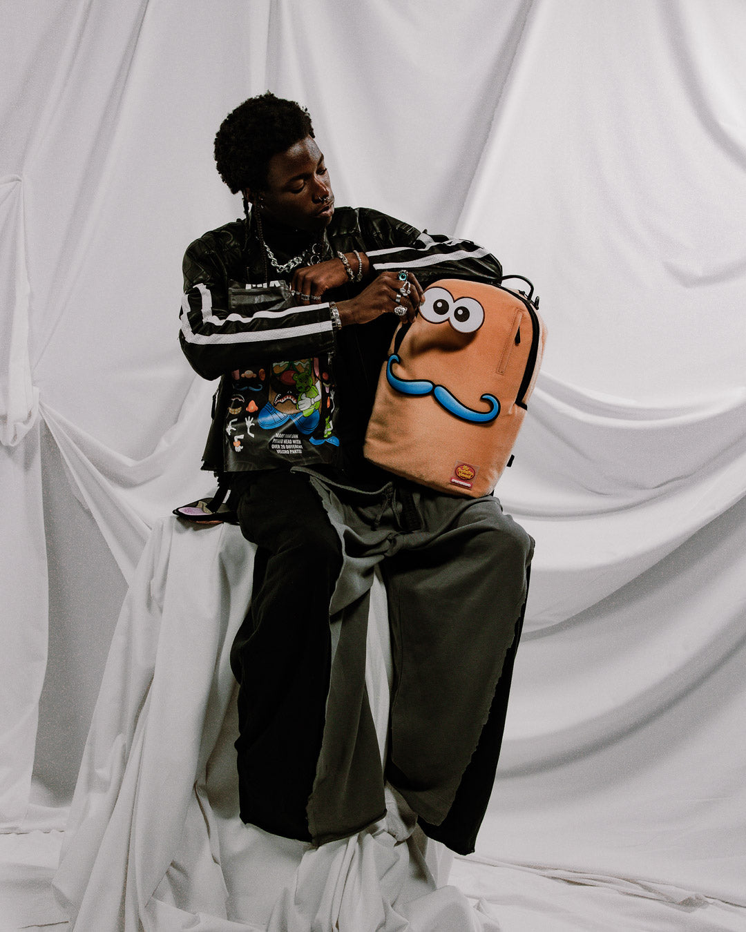 SPRAYGROUND Mr. Potato Head Velcro Patch Mix-It-Up DLXSV Backpack — product image 8