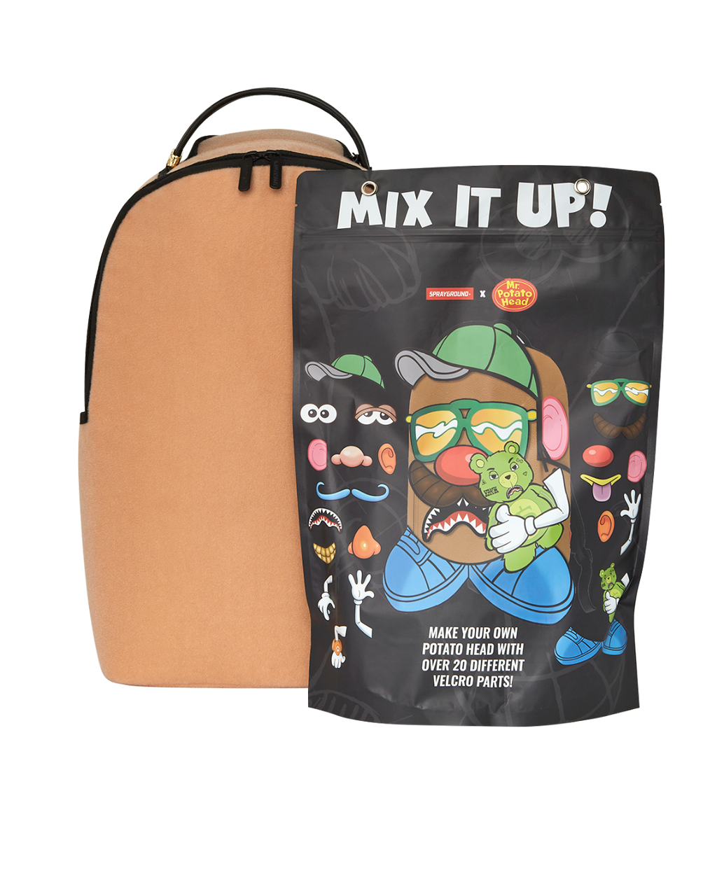 SPRAYGROUND Mr. Potato Head Velcro Patch Mix-It-Up DLXSV Backpack — product image 19