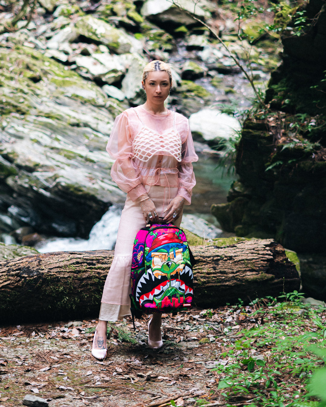 SPRAYGROUND Moneybear Mean Lean Shark Machine Backpack — product image 2