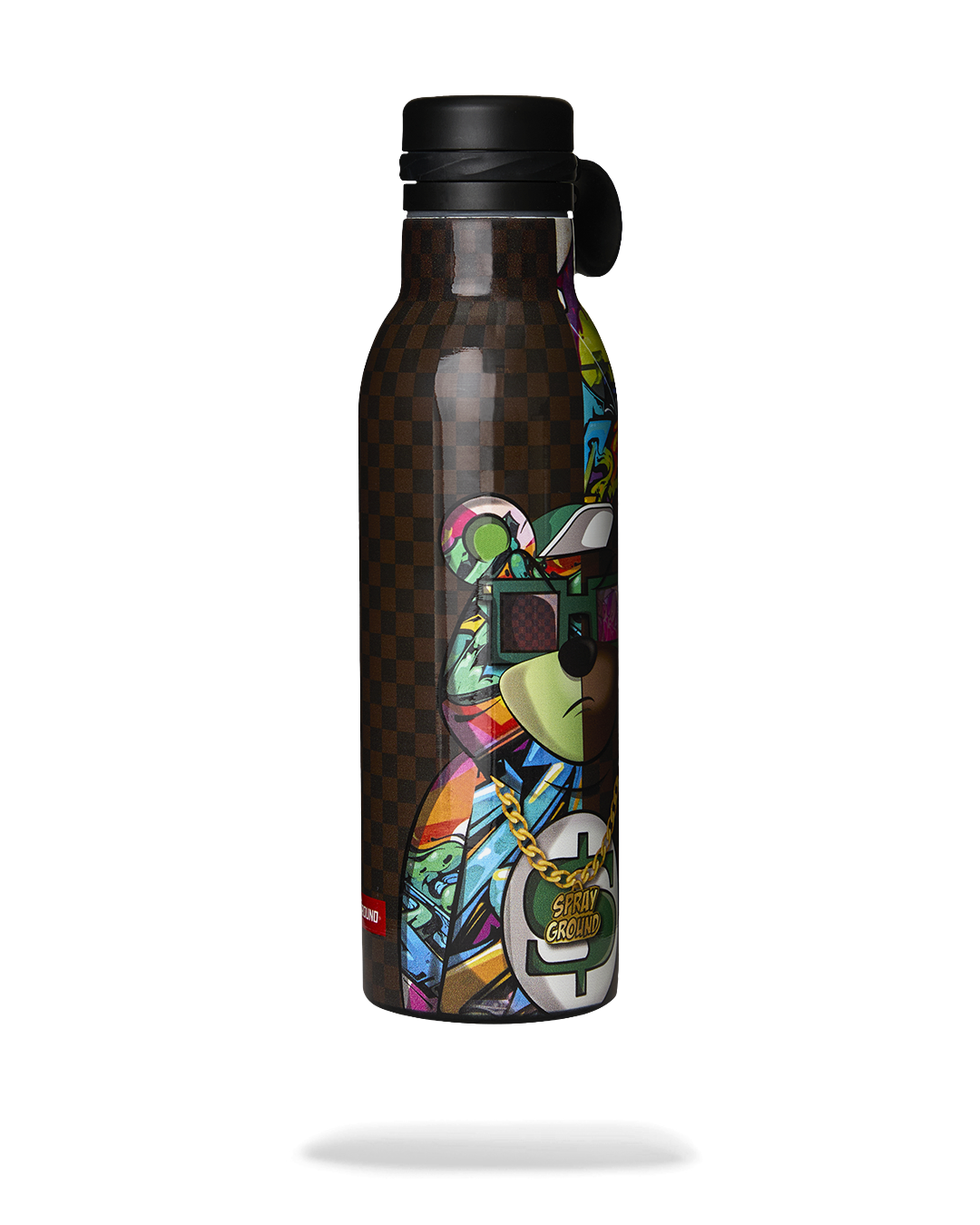SPRAYGROUND Moneybear Split Check Water Bottle — product image 3
