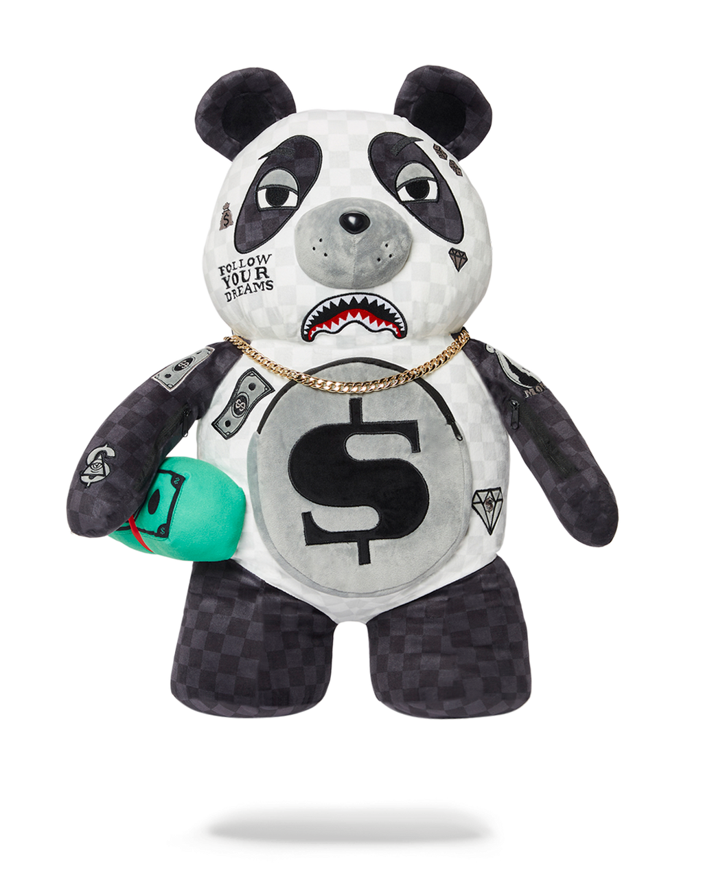 SPRAYGROUND Moneybear Teddybear Backpack Panda Panda Panda — product image 1