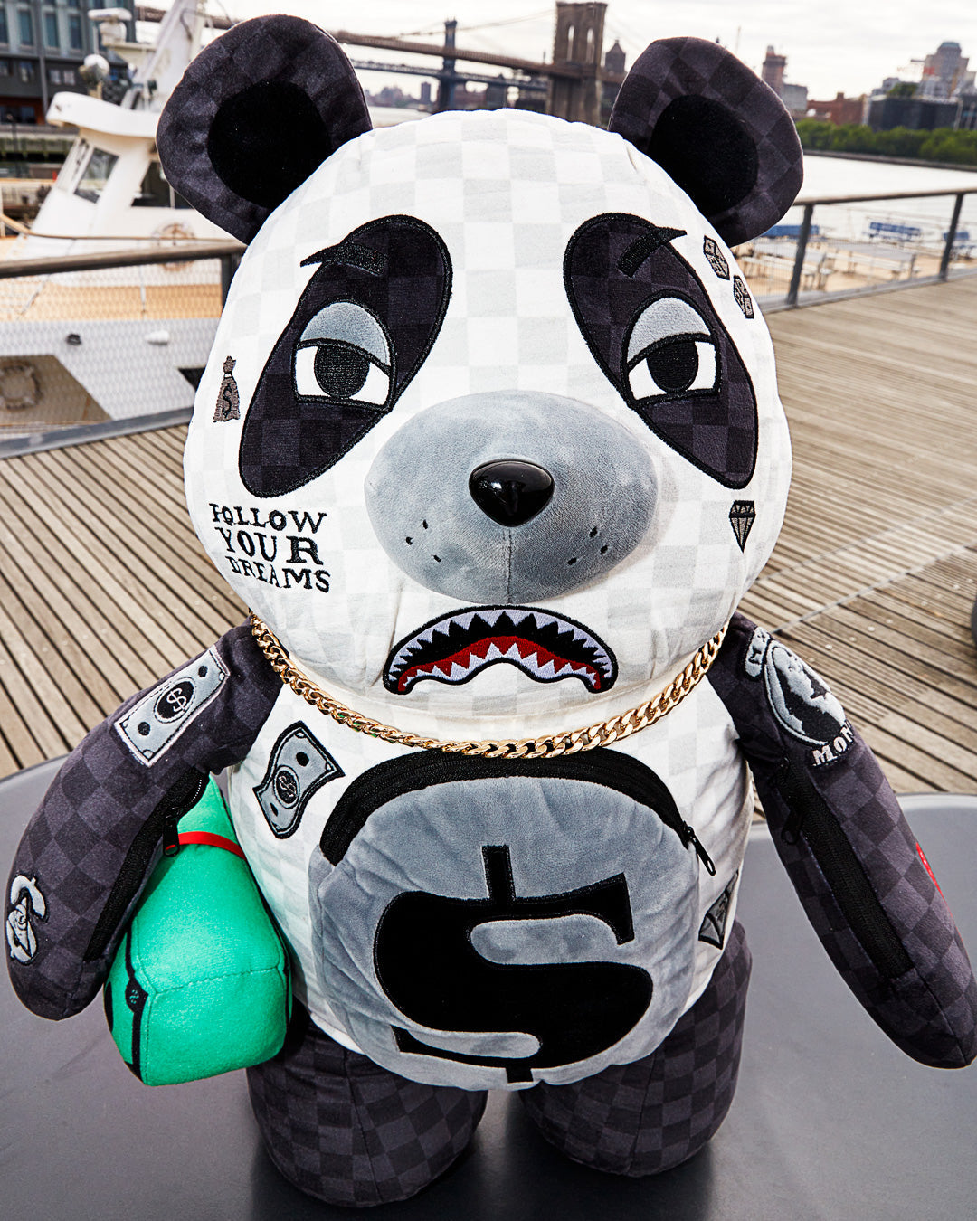 SPRAYGROUND Moneybear Teddybear Backpack Panda Panda Panda — product image 2
