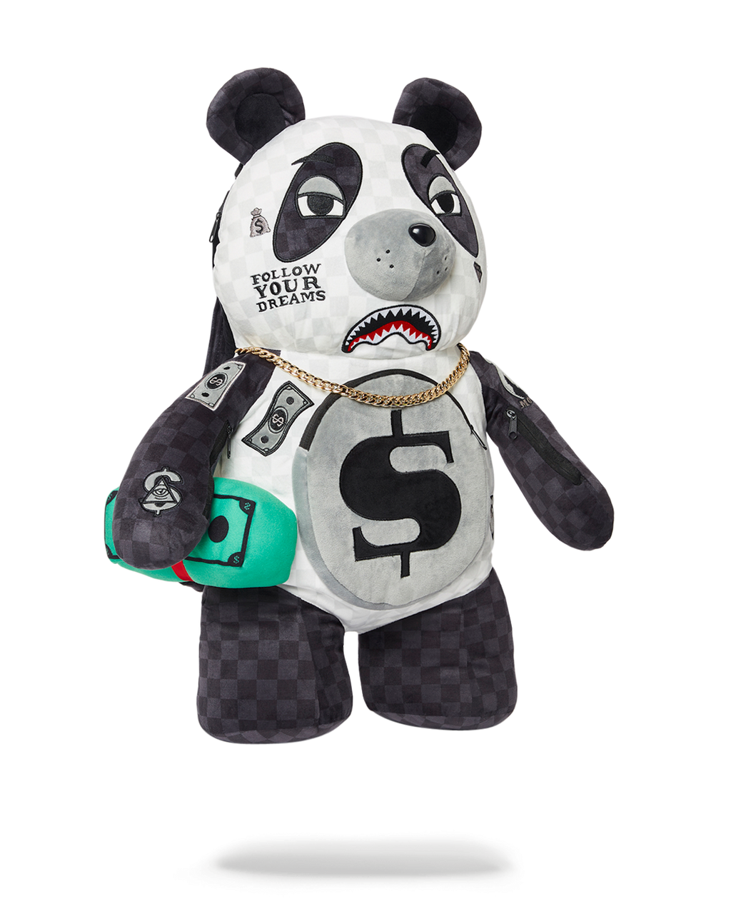 SPRAYGROUND Moneybear Teddybear Backpack Panda Panda Panda — product image 3