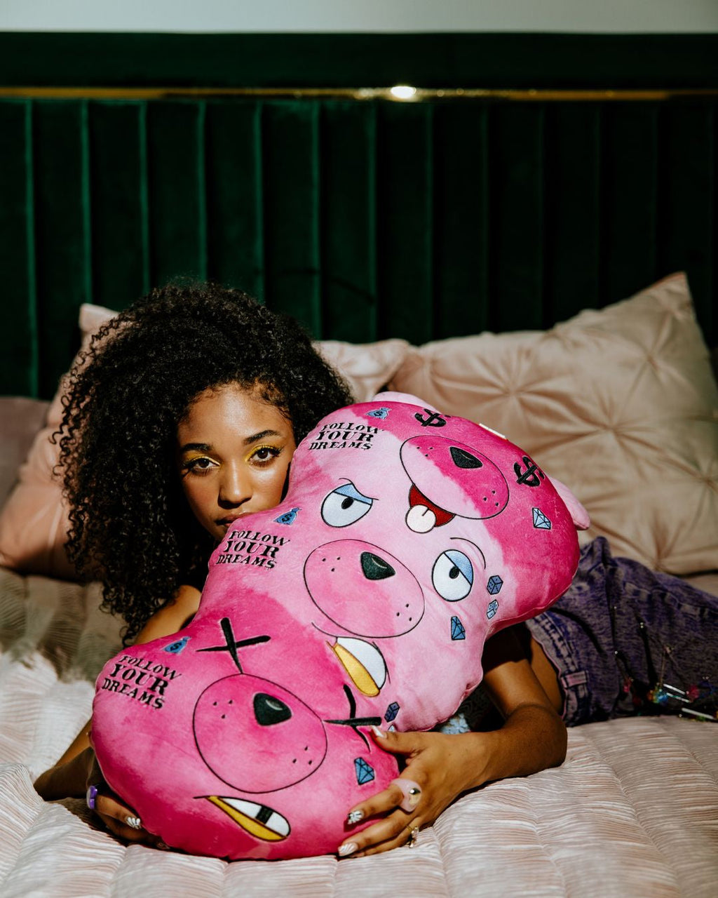 SPRAYGROUND Moneybear Triple Pink Plush Toy/Pillow — product image 4
