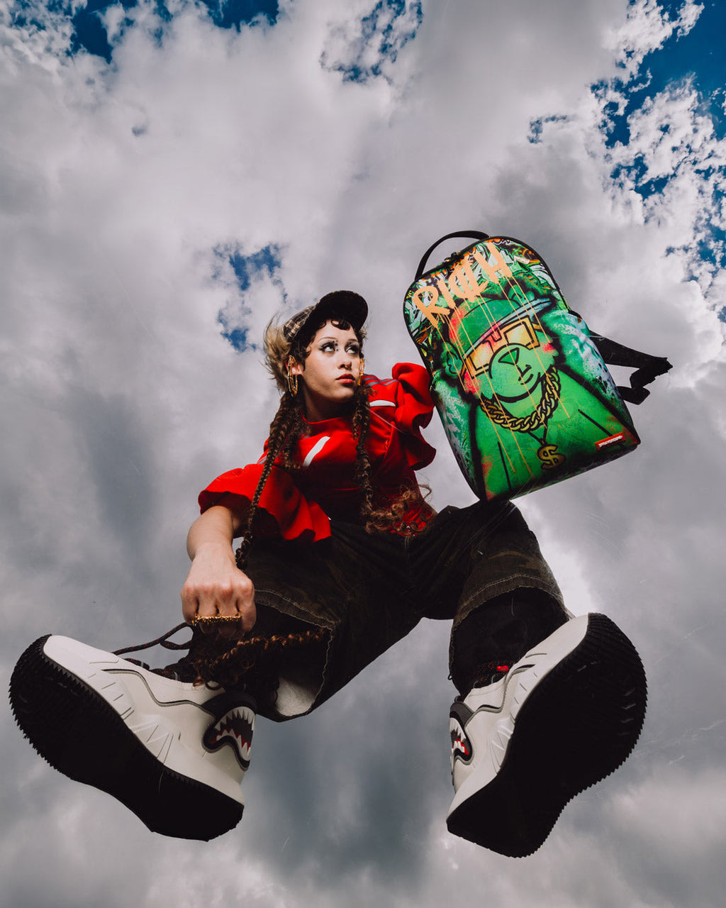 SPRAYGROUND Moneybear Tunnel Mural Backpack — product image 6