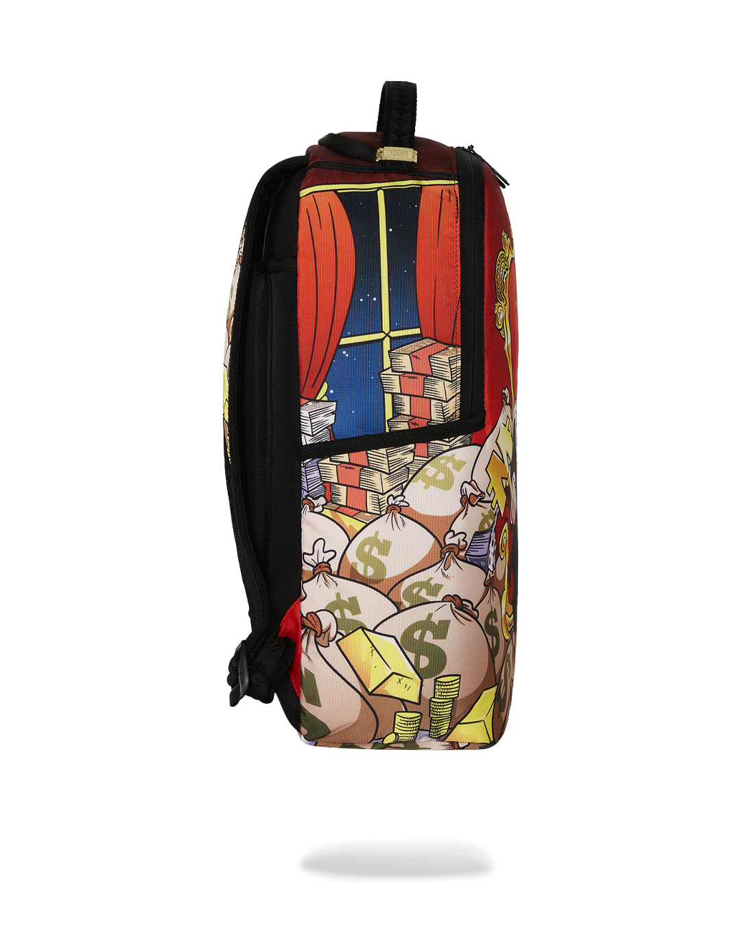 SPRAYGROUND Monopoly Gold Empire Throne Backpack — product image 5