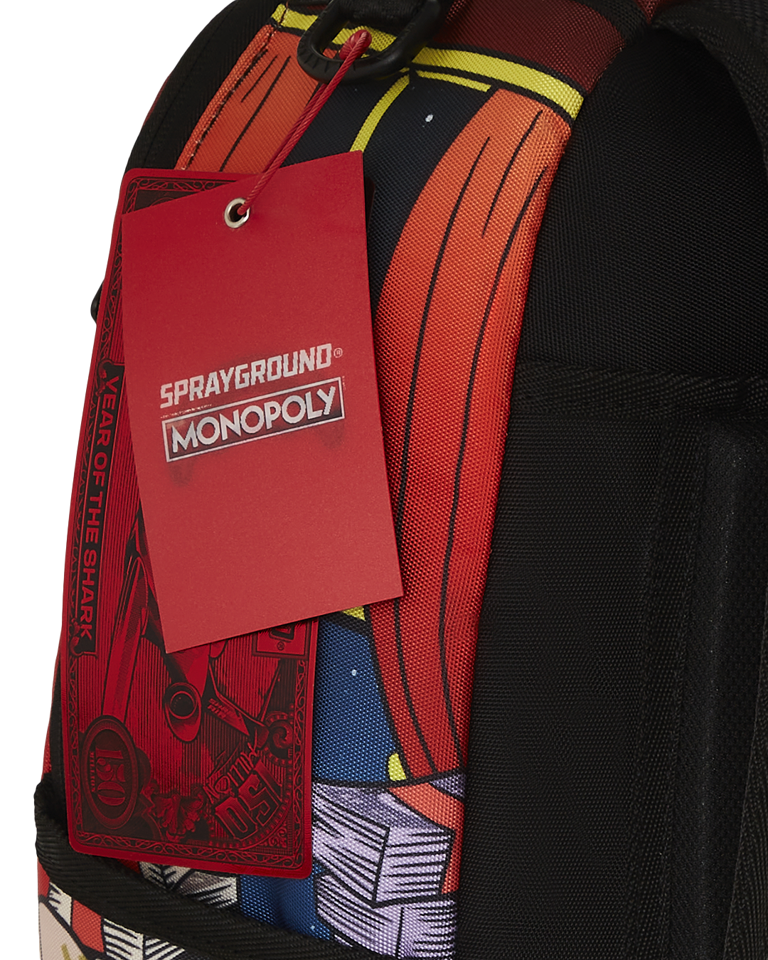 SPRAYGROUND Monopoly Gold Empire Throne Backpack — product image 12