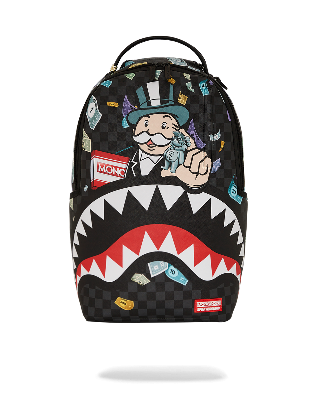 SPRAYGROUND Monopoly Shark Rich Backpack — product image 1
