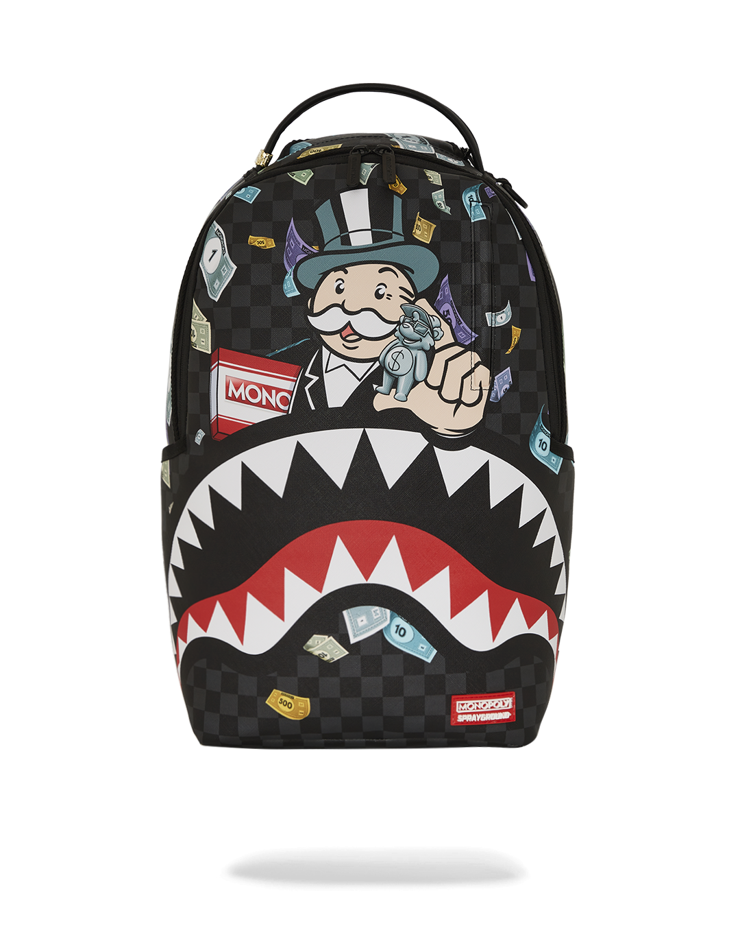 SPRAYGROUND Monopoly Shark Rich Backpack — product image 1