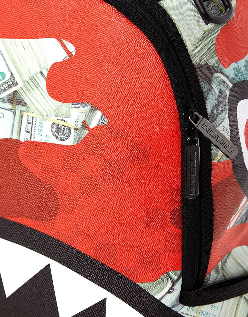 SPRAYGROUND Money Camo (Red) Backpack — product image 6