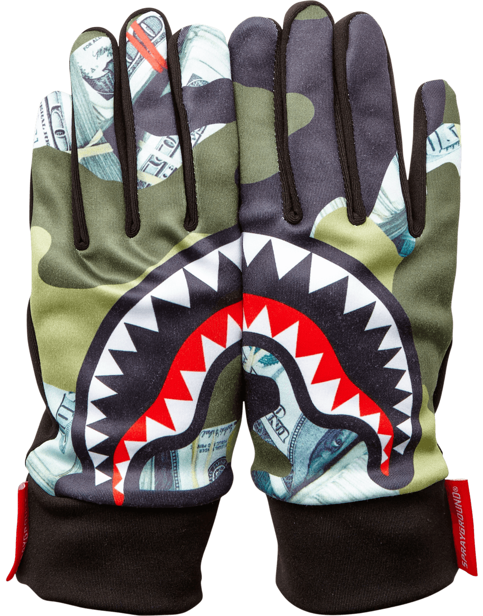 SPRAYGROUND Money Camo Gloves — product image 1