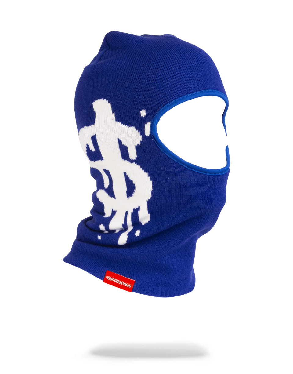 SPRAYGROUND Money Drip Ski Mask (Blue) — product image 1