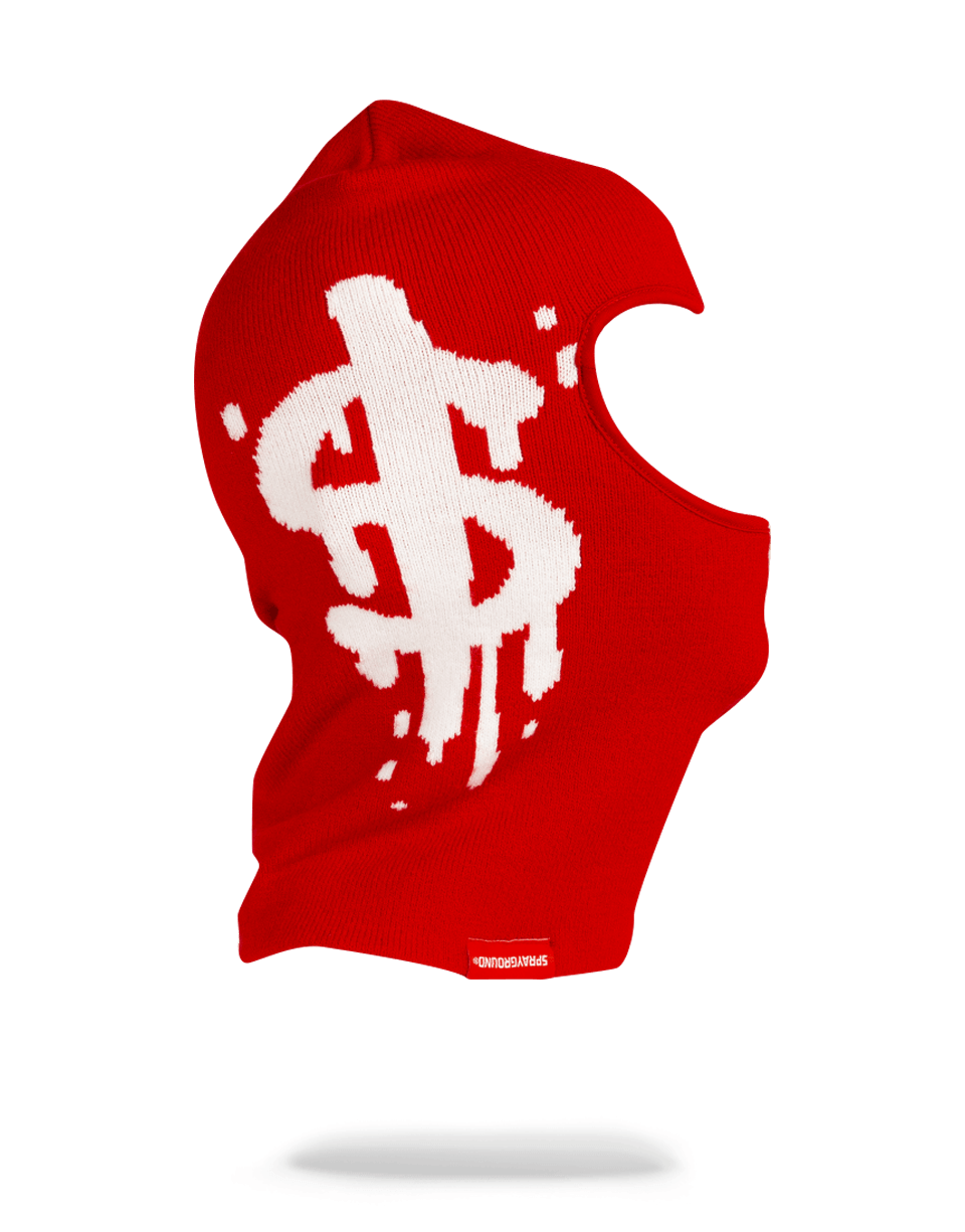 SPRAYGROUND Money Drip Ski Mask (Red) — product image 2