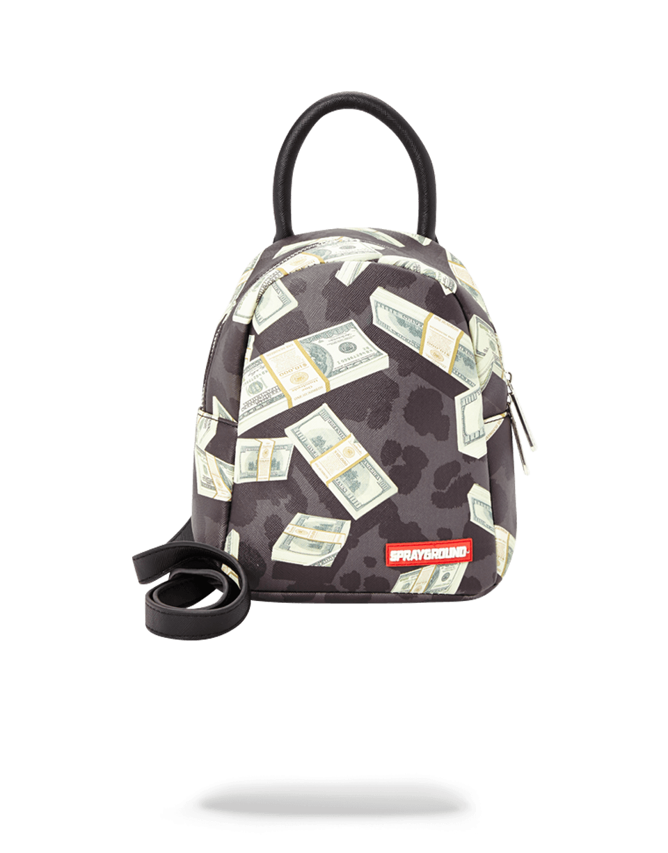 SPRAYGROUND Money On Black Leopard Print Mini — product image 1