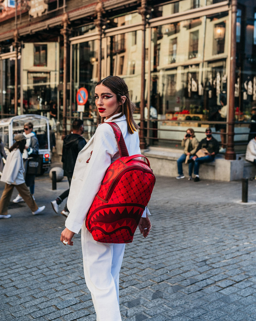 SPRAYGROUND Money Pattern Brick Backpack (DLXV) — product image 6