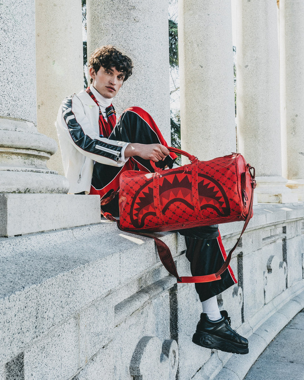 SPRAYGROUND Money Pattern Brick Duffle — product image 2