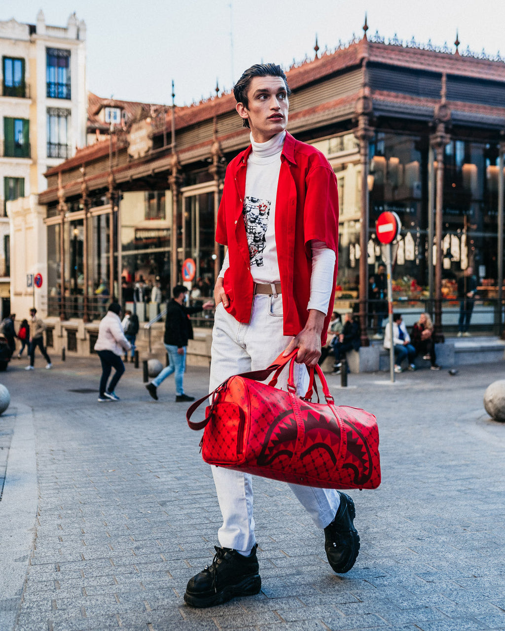 SPRAYGROUND Money Pattern Brick Duffle — product image 8