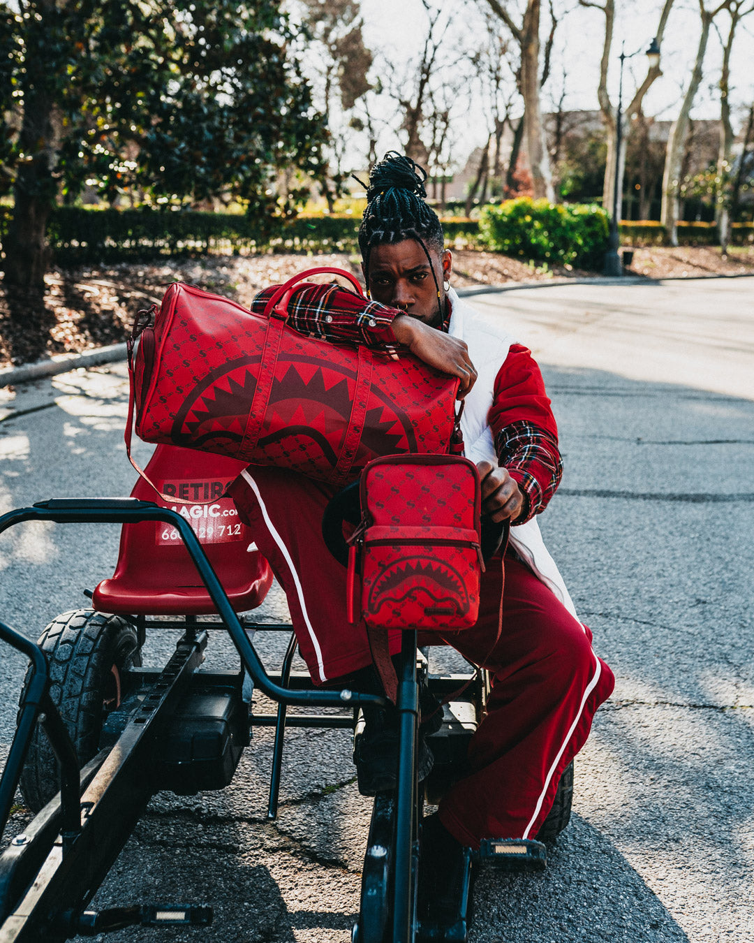 SPRAYGROUND Money Pattern Brick Sling — product image 8