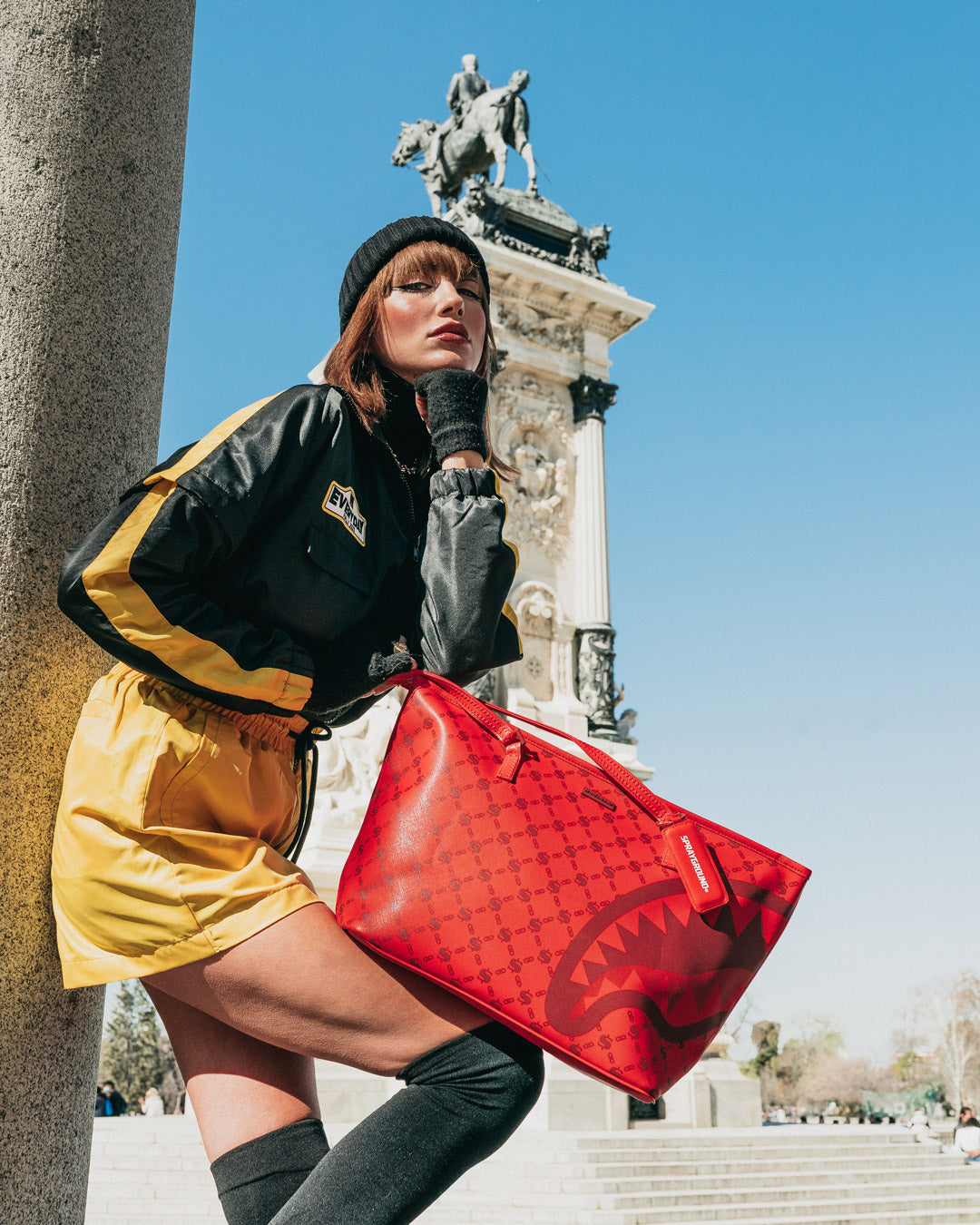 SPRAYGROUND Money Pattern Brick Tote — product image 2