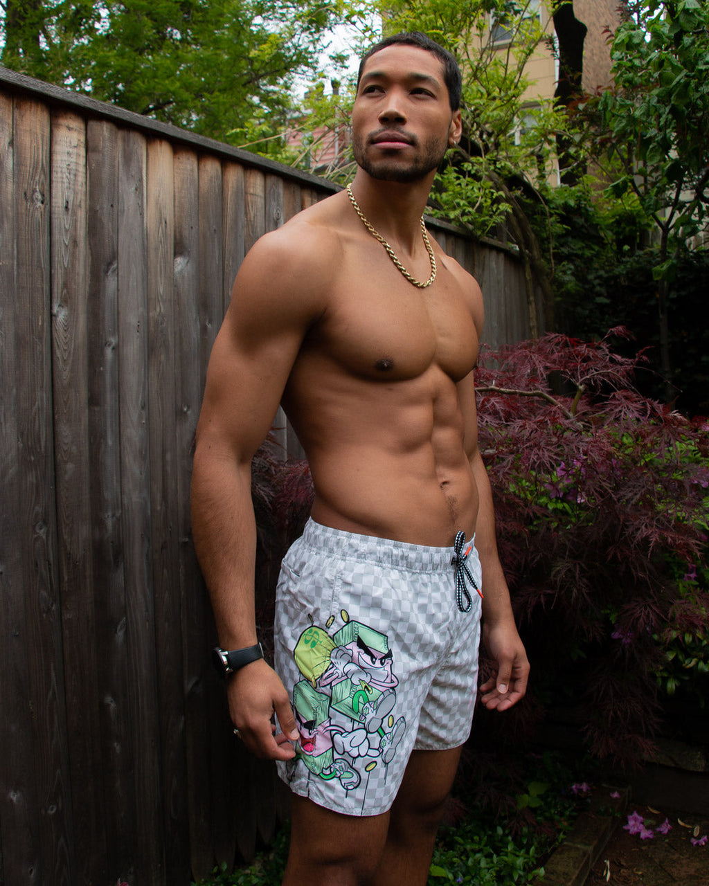SPRAYGROUND Money Boys Sandbar Swim Trunks — product image 2