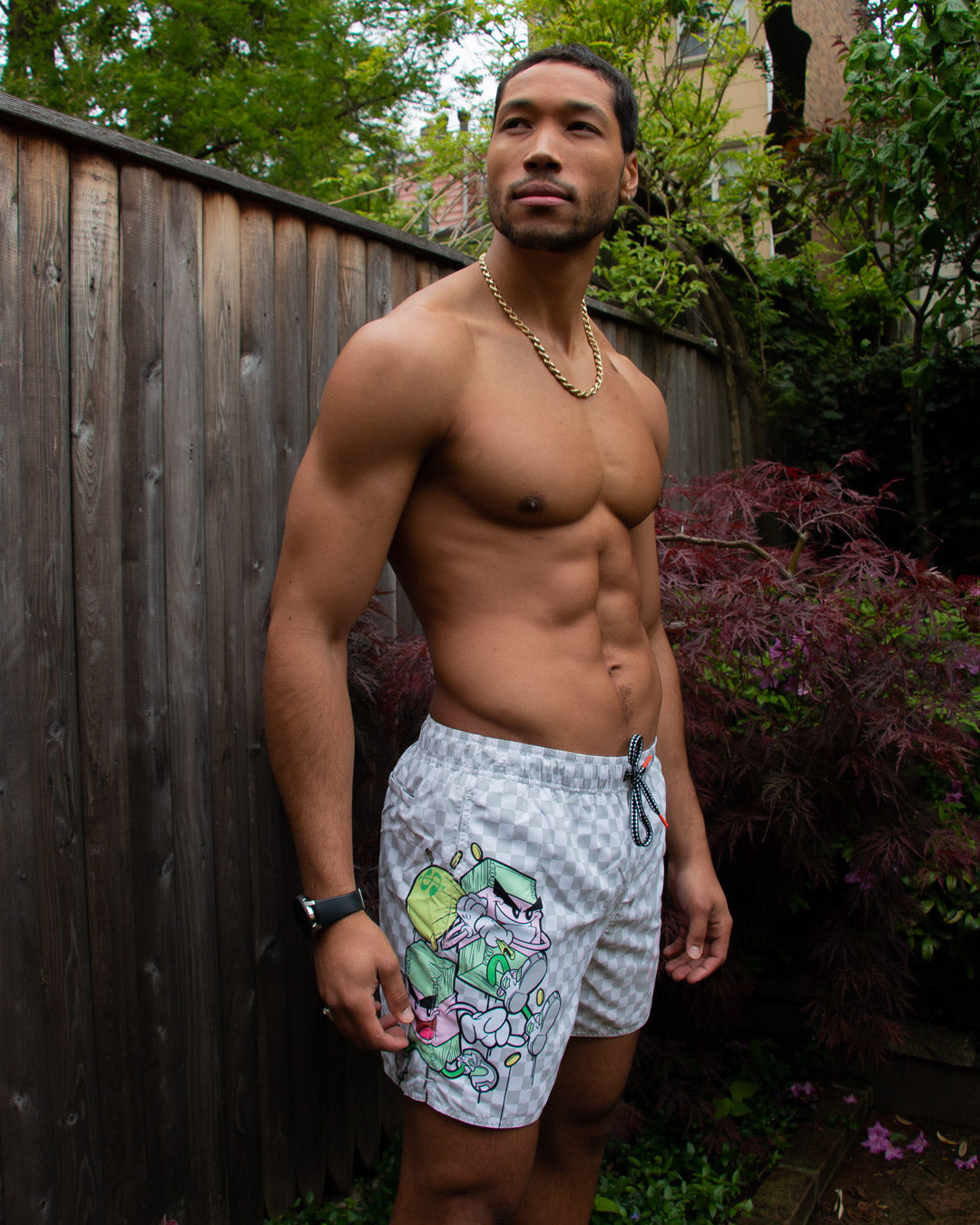 SPRAYGROUND Money Boys Sandbar Swim Trunks — product image 2
