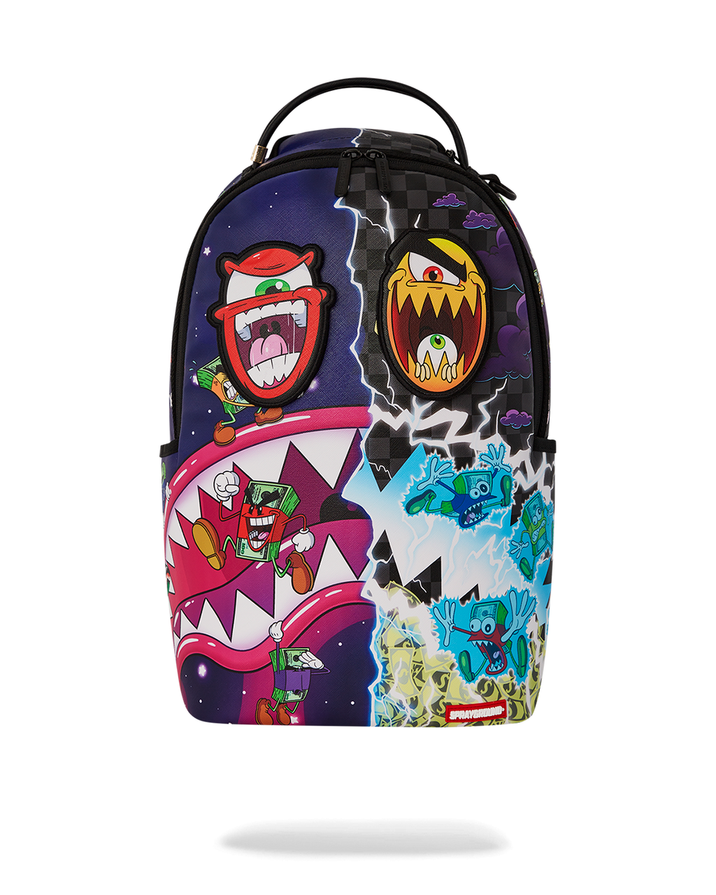 SPRAYGROUND Money Boys Split Crazy Eyes - 6 Removable Velcro Eye Patches Backpack — product image 5