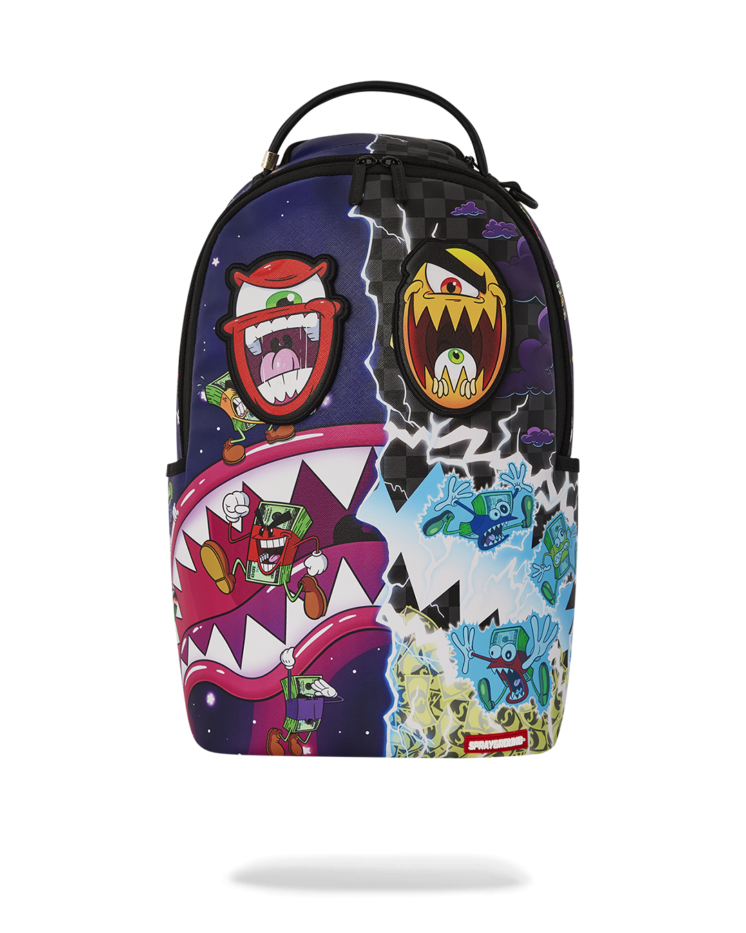 SPRAYGROUND Money Boys Split Crazy Eyes - 6 Removable Velcro Eye Patches Backpack — product image 5