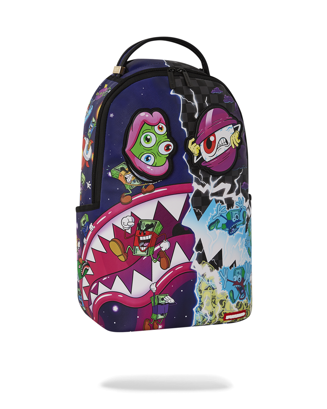 SPRAYGROUND Money Boys Split Crazy Eyes - 6 Removable Velcro Eye Patches Backpack — product image 7